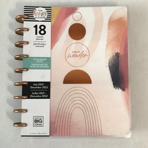 Happy Planner Classic Always Wonder 18 Month Colorblock Layout